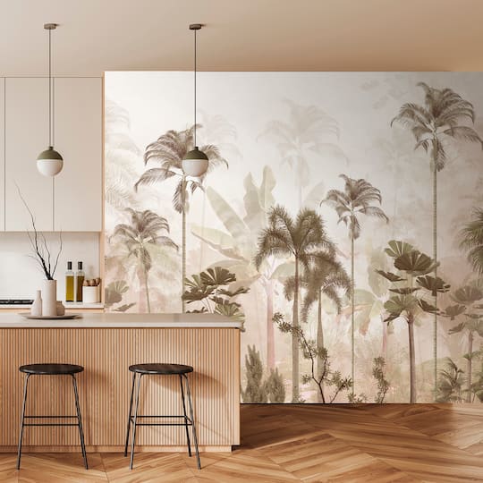 Designs Direct Vintage Tropical Palms Wall Mural